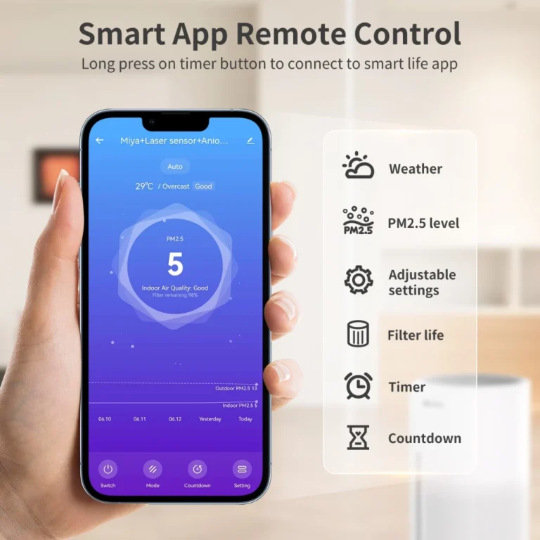 Simplus Air Filter Mobile App